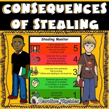 She is caught stealing and does not like the consequences.